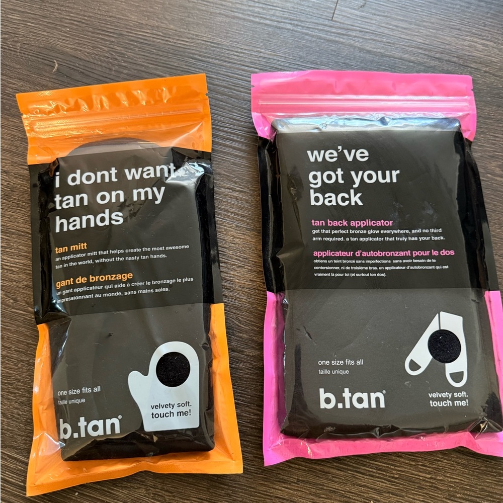 b.tan Tan Mitt and Back Applicator Set